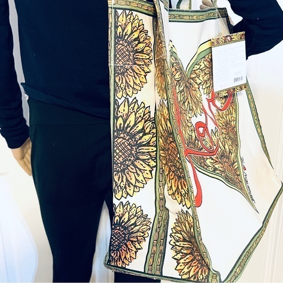 BRIGHTON Something Wonderful Sunflower LOVE Tote Bag - Picture 14 of 15